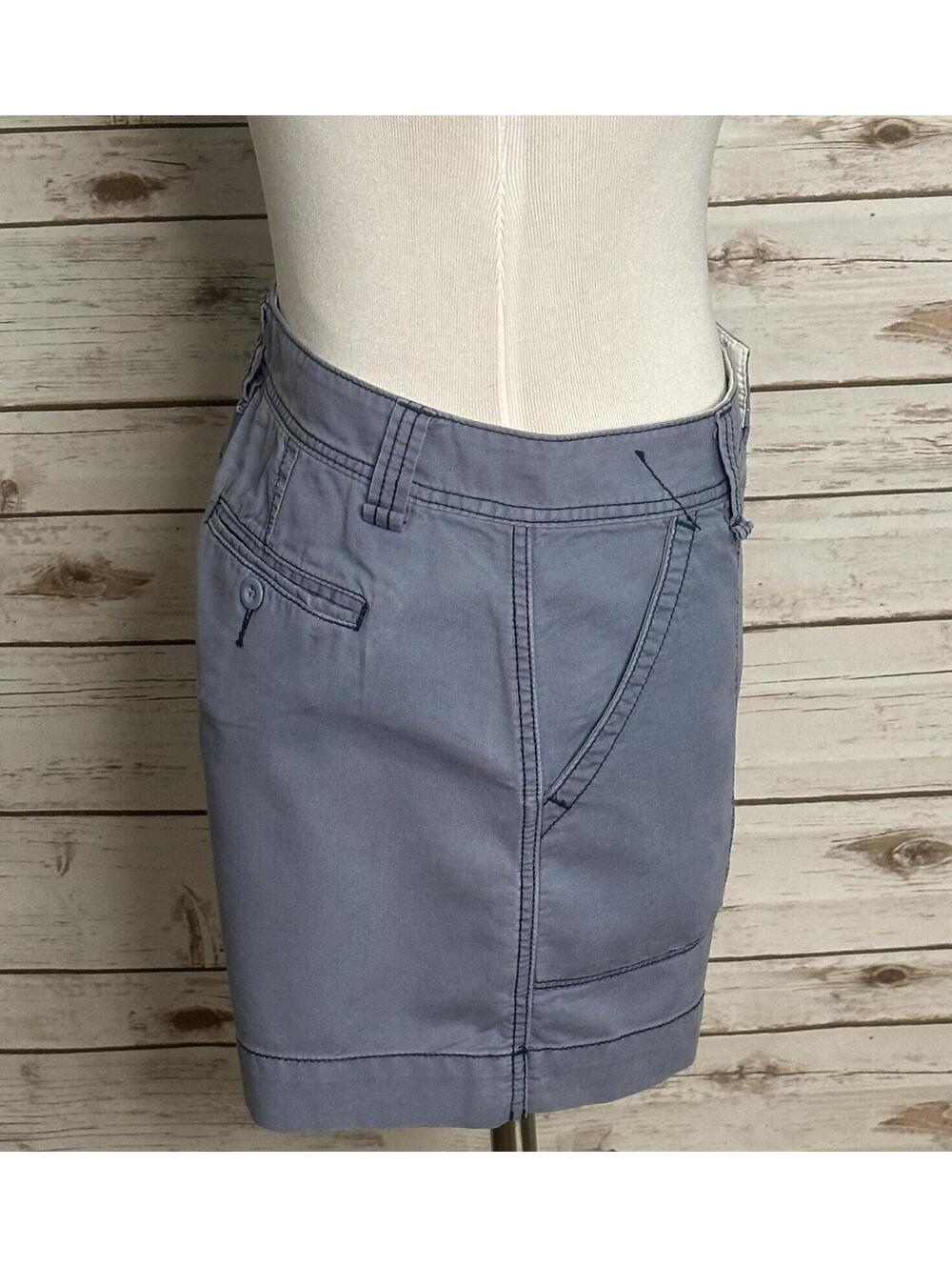 Vintage Polo Jeans Co Ralph Lauren blue chino shorts Size 6 classic preppy - Picture 3 of 8